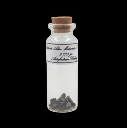 2.773 g Sikhote-Alin meteorite in sealed bottle, Russia