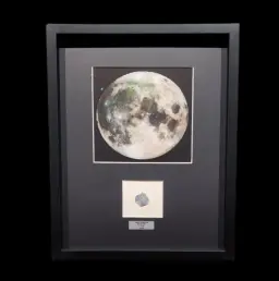 1.29 gr Lunar Meteorite “Bechar 003” – Sculpted Slice of the Lunar Highlands