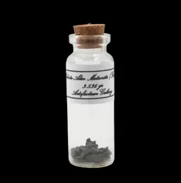 3.536 g Sikhote-Alin meteorite in sealed bottle