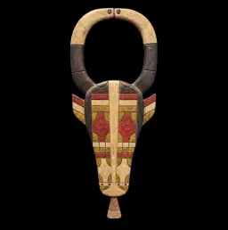 Duala (Douala) Buffalo Mask “Nyatti” - Cameroon, 20th Century.
