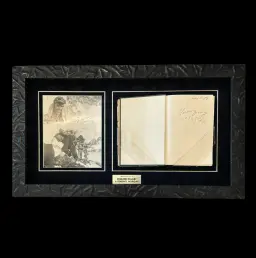 Icons of Everest: Signed Photograph by Hillary & Norgay with Tenzing Norgay’s Autobiography “After Everest”