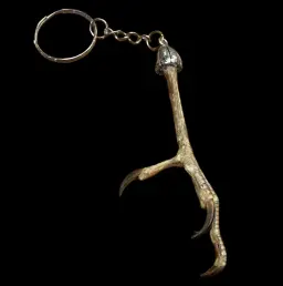 Majestic Hunter’s Legacy: Bird of Prey Paw Keychain