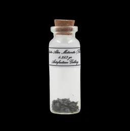 4.263 g Sikhote-Alin meteorite in sealed bottle, Russia