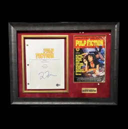 Quentin Tarantino - Pulp Fiction Film Script with Autograph
