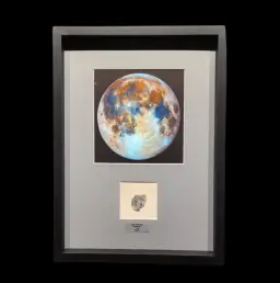 1.74 gr Lunar Meteorite “Bechar 003” – Sculpted Slice of the Lunar Highlands