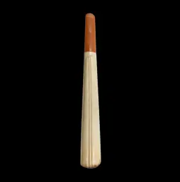 Finely Fluted White Meerschaum and Amber Cigarette Holder in Velvet-Lined Case – Signed by G. Kopp, Vienna