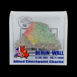 Authentic Berlin Wall Fragment from Checkpoint Charlie (1961–1989)