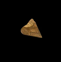 17.02 g Seymchan Meteorite, 24K Gold Gilded, Widmanstätten Pattern, 4.56 Bln Years Old