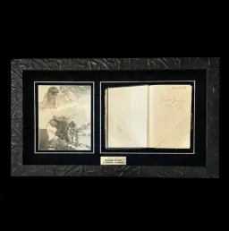 Icons of Everest: Signed Photograph by Hillary & Norgay with Tenzing Norgay’s Autobiography “After Everest”