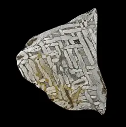 56 g Rare pallasite meteorite with Widmannstätten pattern, 4 bln years old