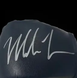 Mike Tyson（泰臣）親筆簽名拳擊手套（黑色）