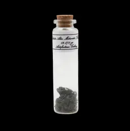 12.878 g Sikhote-Alin meteorite in sealed bottle, Russia