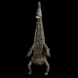 Nile Crocodile Throne, well-preserved skin texture and claws, Africa