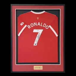 Cristiano Ronaldo（C 朗拿度）親筆簽名曼聯球衣