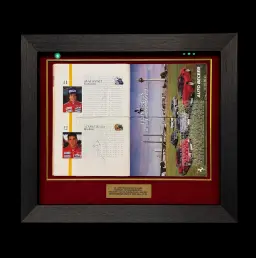 Ayrton Senna（冼拿）、Alain Prost、Nigel Mansell 等 F1 傳奇車手 14 個親筆簽名雜誌