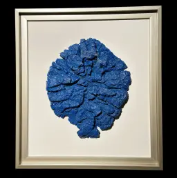 Blue Mammoth Print – Fusion of Ice Age Heritage and Modern Artistry