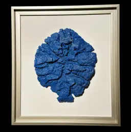 Blue Mammoth Print – Fusion of Ice Age Heritage and Modern Artistry