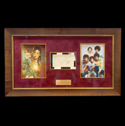 Michael Jackson, Marlon Jackson, Tito Jackson and Jackie Jackson - Autographed Card