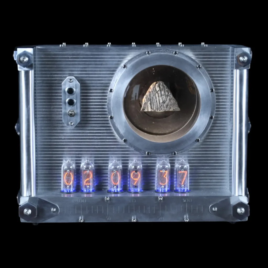 Cosmic Timekeeper: The Unique 1969 Apollo-Inspired Meteorite Clock