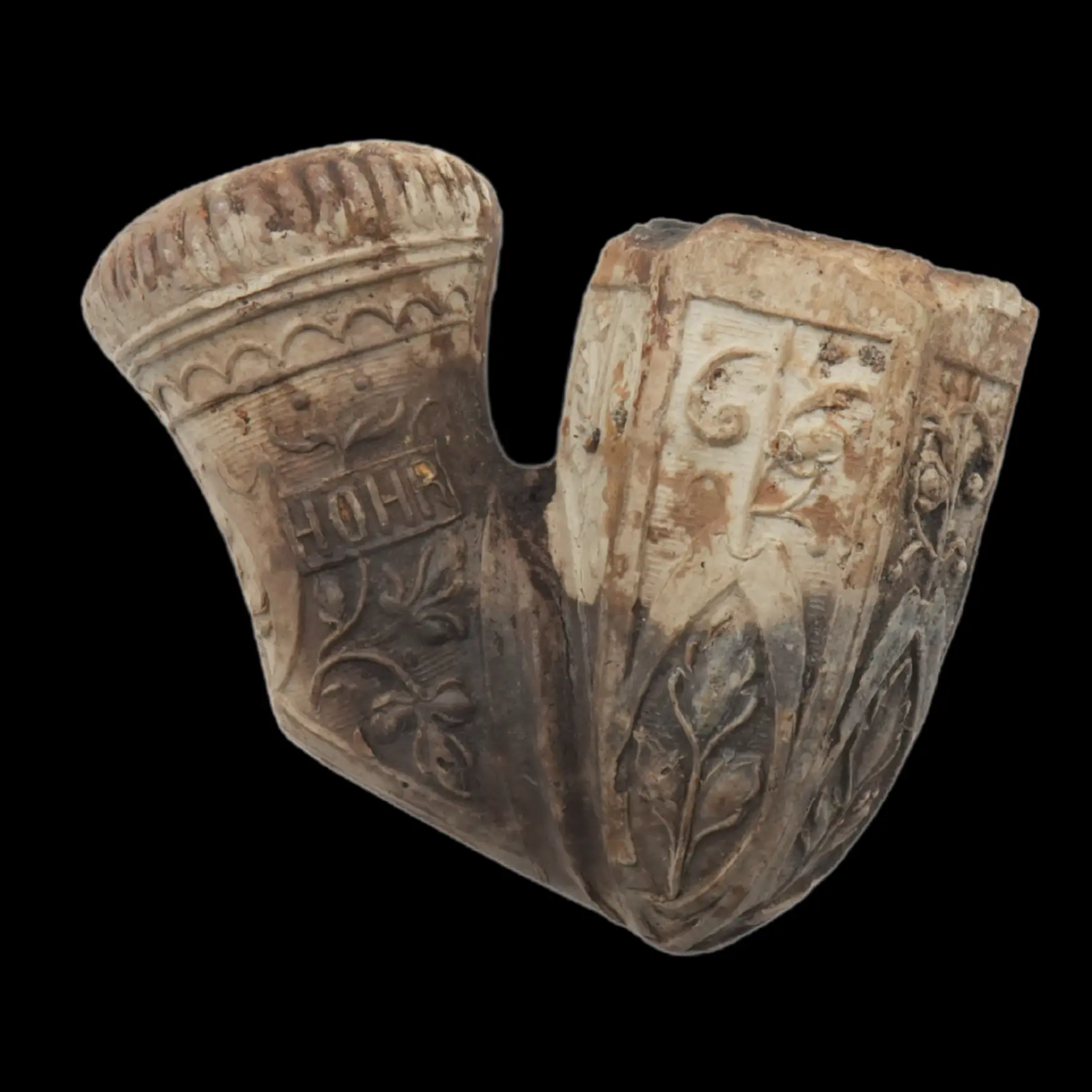 SP-017 (2) White Stone Meerschaum Smoking Pipe – Mid-19th Century Bohemian Masterwork - preview photo 2123