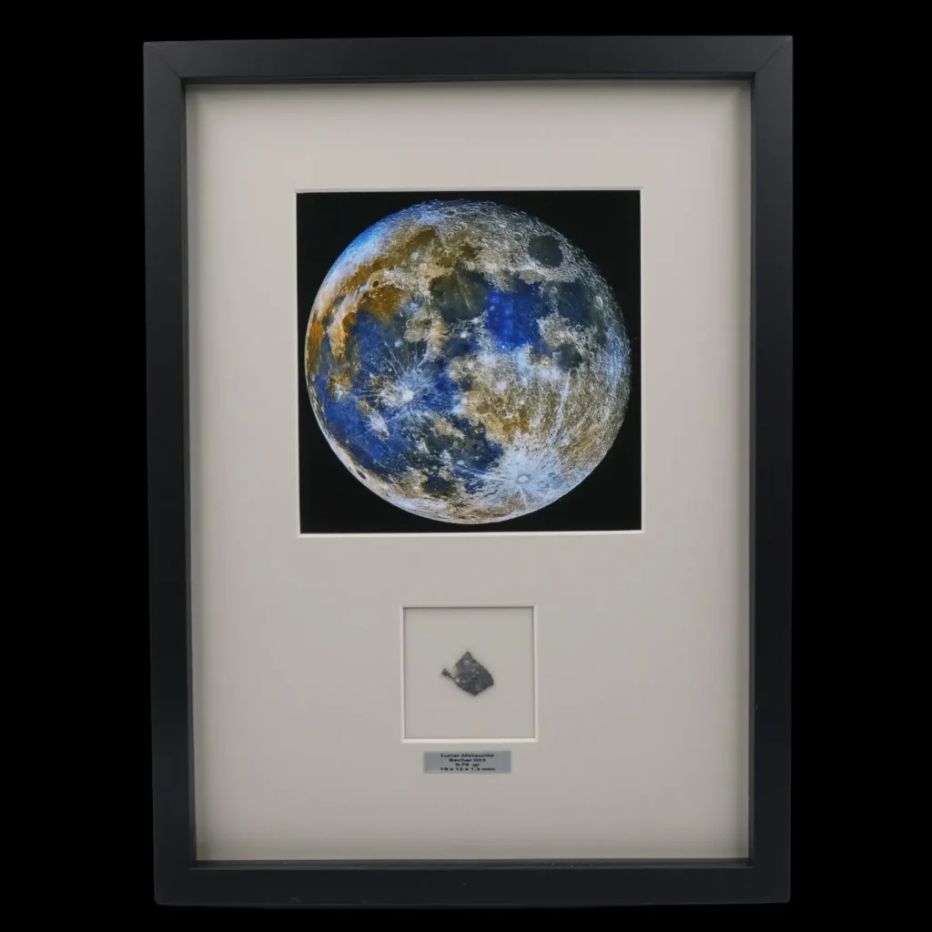 0.76 gr Lunar Meteorite “Bechar 003” – Small but Significant Celestial Relic