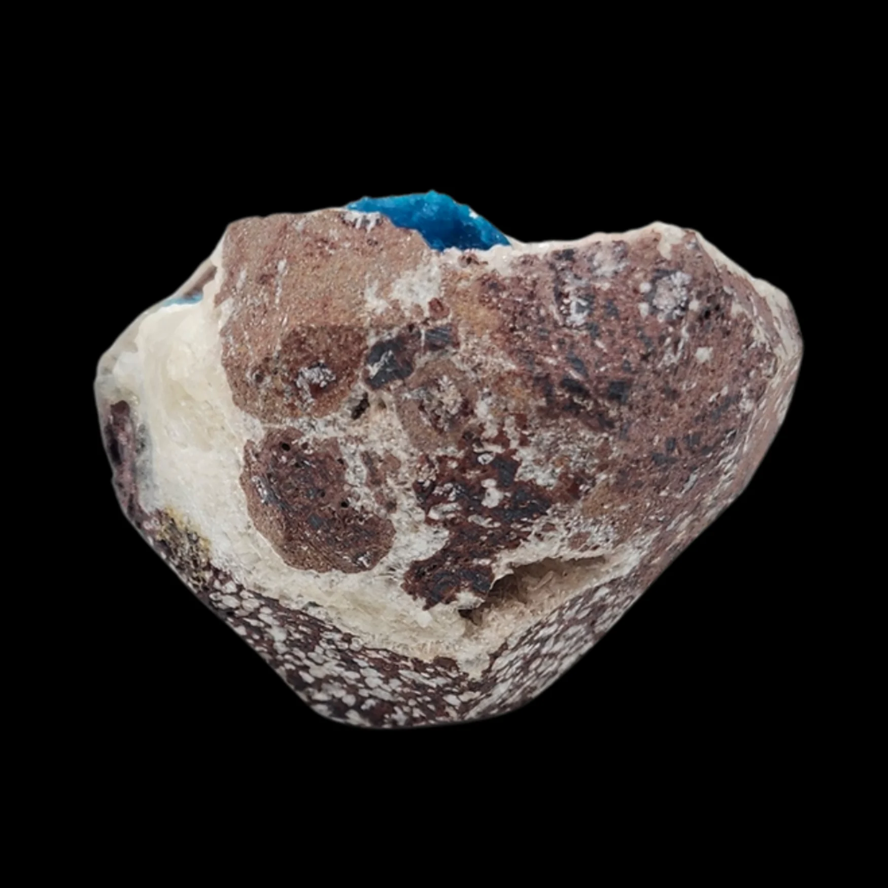AKA-1-1 Azurite on Kaolinitic Aleurolite – A Vivid Blue Gem of Geological Harmony - preview photo 3123