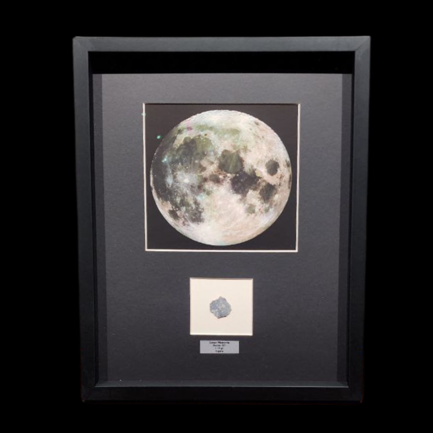 LMB129-2 1.29 gr Lunar Meteorite “Bechar 003” – Sculpted Slice of the Lunar Highlands - preview photo 1123