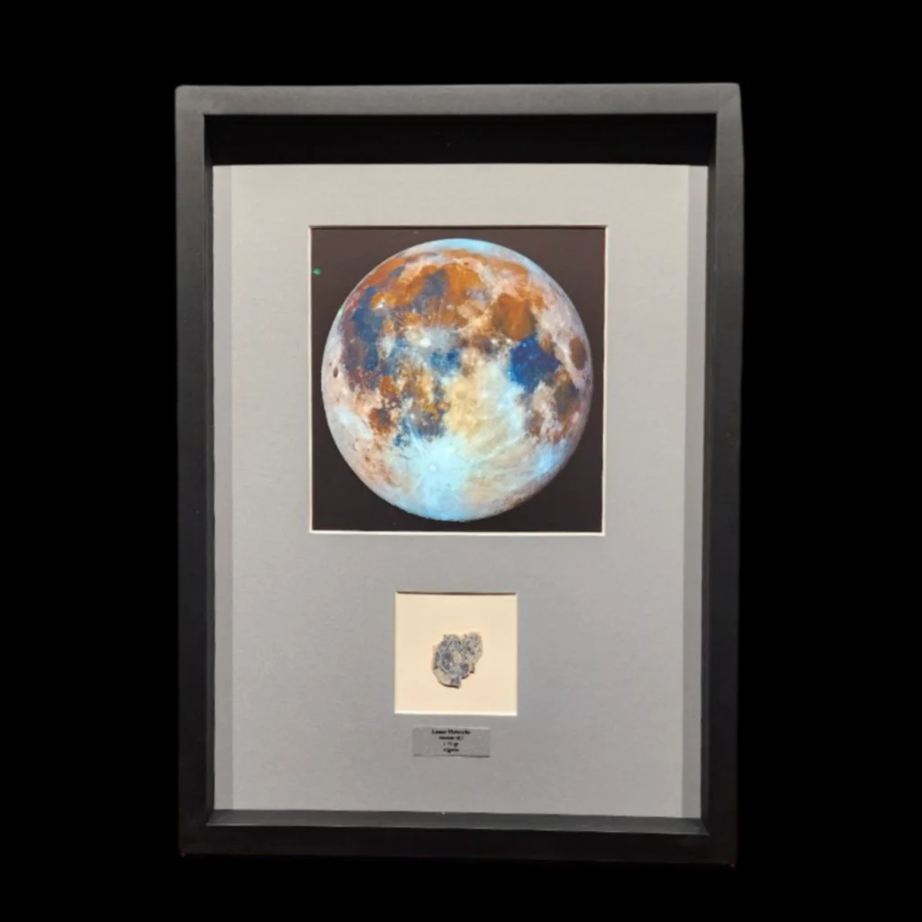 1.74 gr Lunar Meteorite “Bechar 003” – Sculpted Slice of the Lunar Highlands