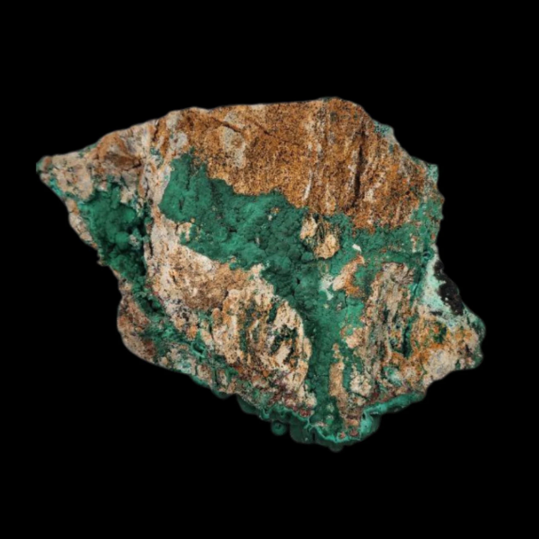 MS-1-2 Malachite Cluster – Natural Copper Carbonate Mineral Formation - preview photo 2123