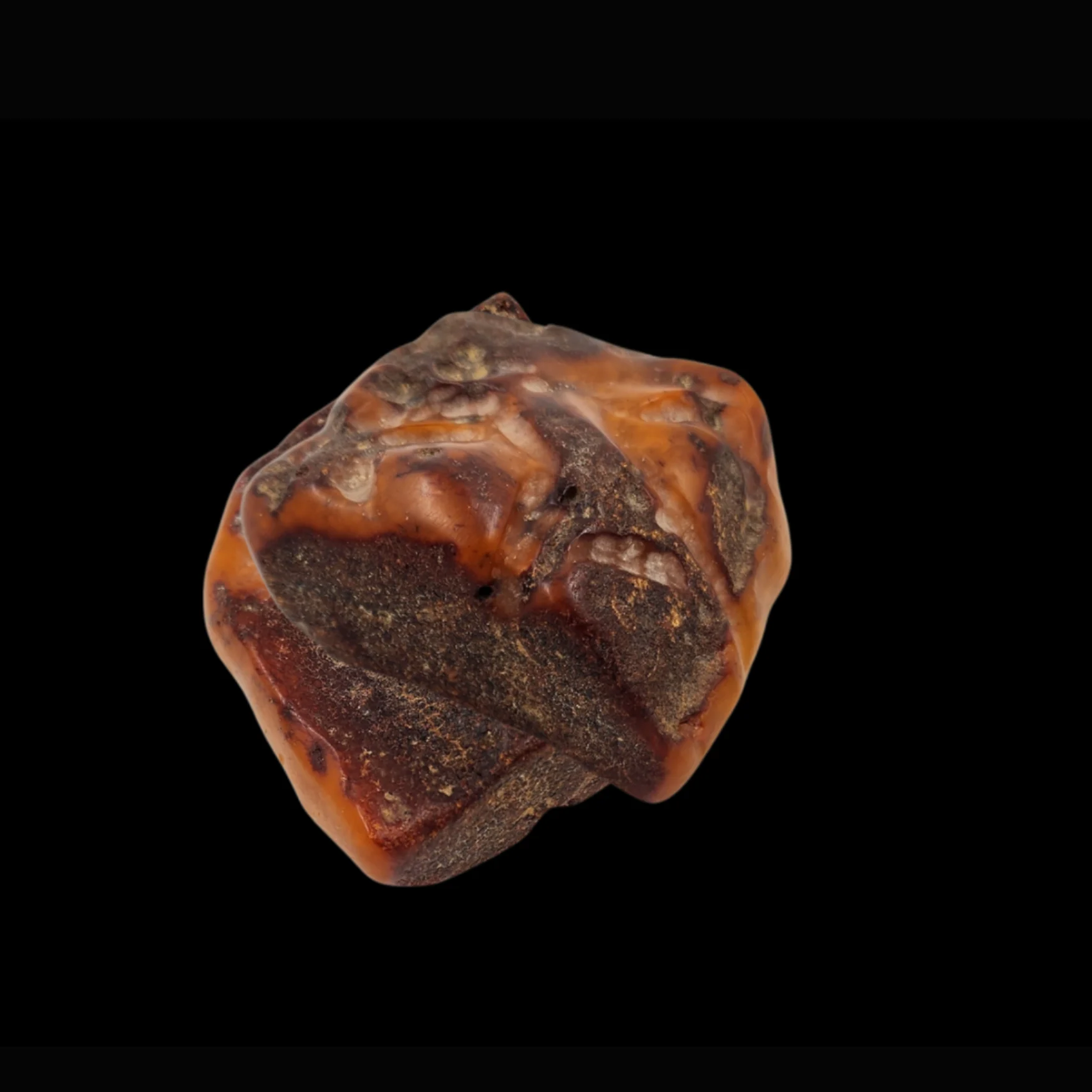 MS-1.3 Amber with an Archaic Defective Face – The Ancient Expression of Time - preview photo 3123