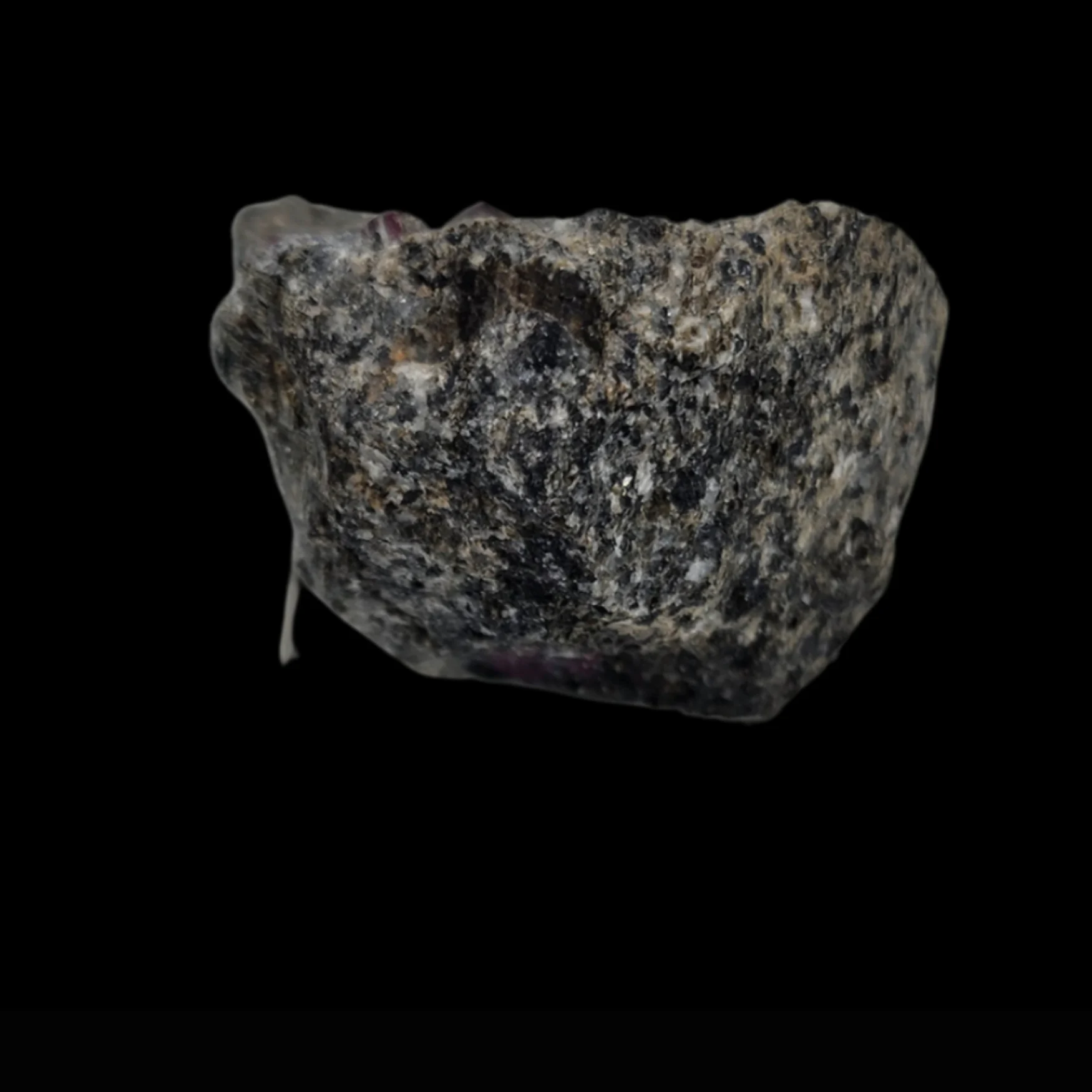 MS-2.2 Crystals of Red Corundum in crystalline schist - preview photo 3123