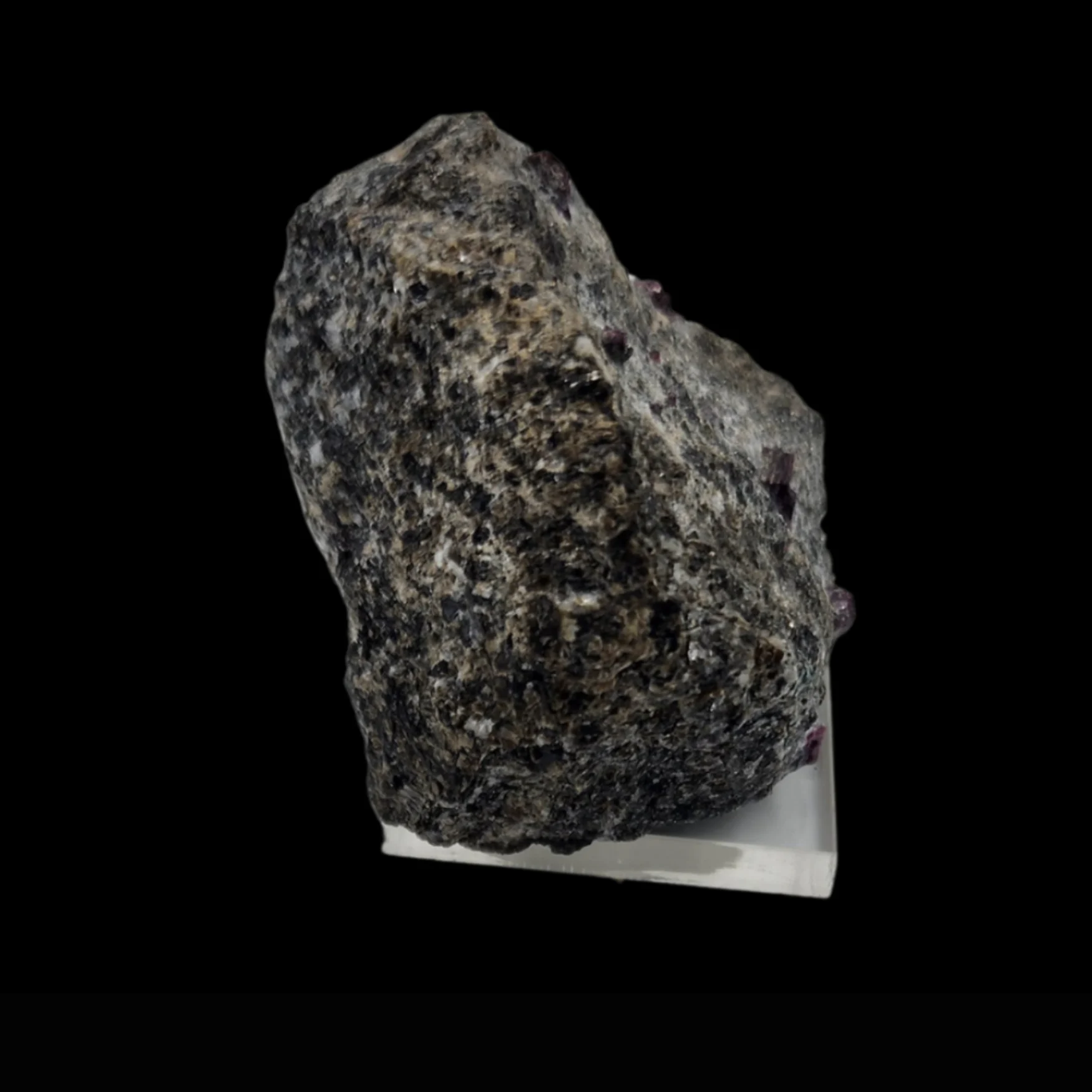 MS-2.3 Crystals of Red Corundum in crystalline schist - preview photo 2123