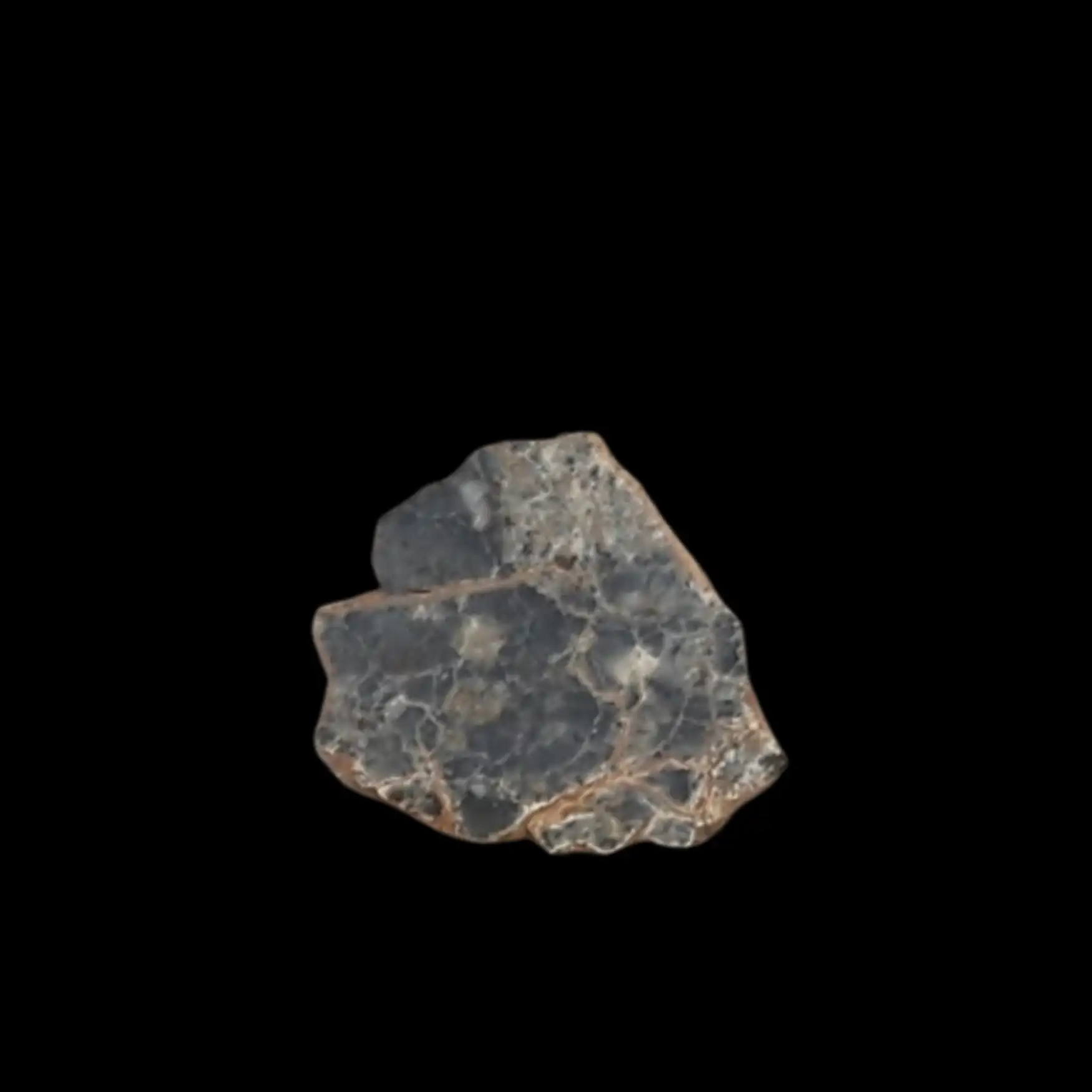1.70gr Lunar Meteorite  “ Bechar 003” - Sculptured Slice of the lunar Highlands - preview photo 2123