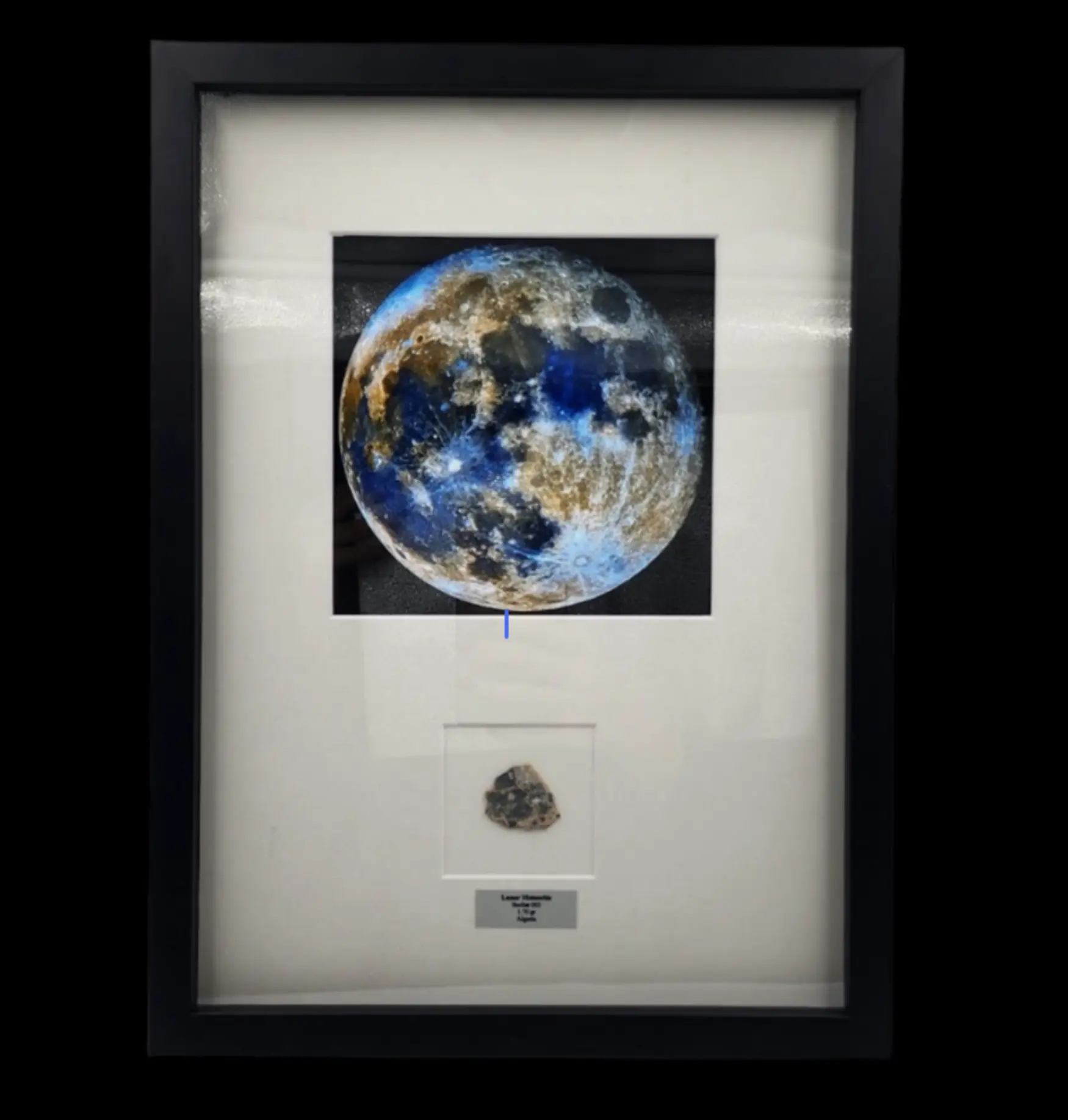 1.70gr Lunar Meteorite  “ Bechar 003” - Sculptured Slice of the lunar Highlands