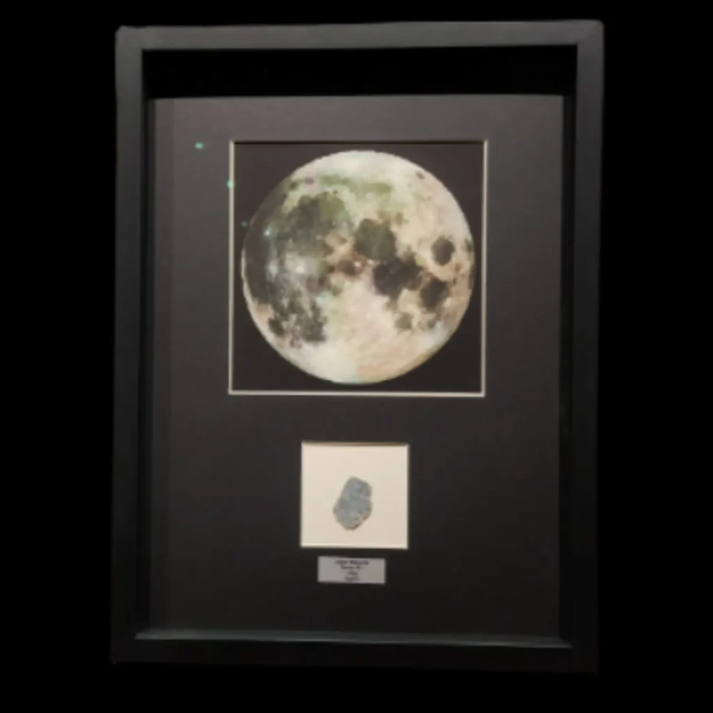 1.68 gr Lunar Meteorite  “ Bechar 003” – Sculptured Slice of the lunar Highlands