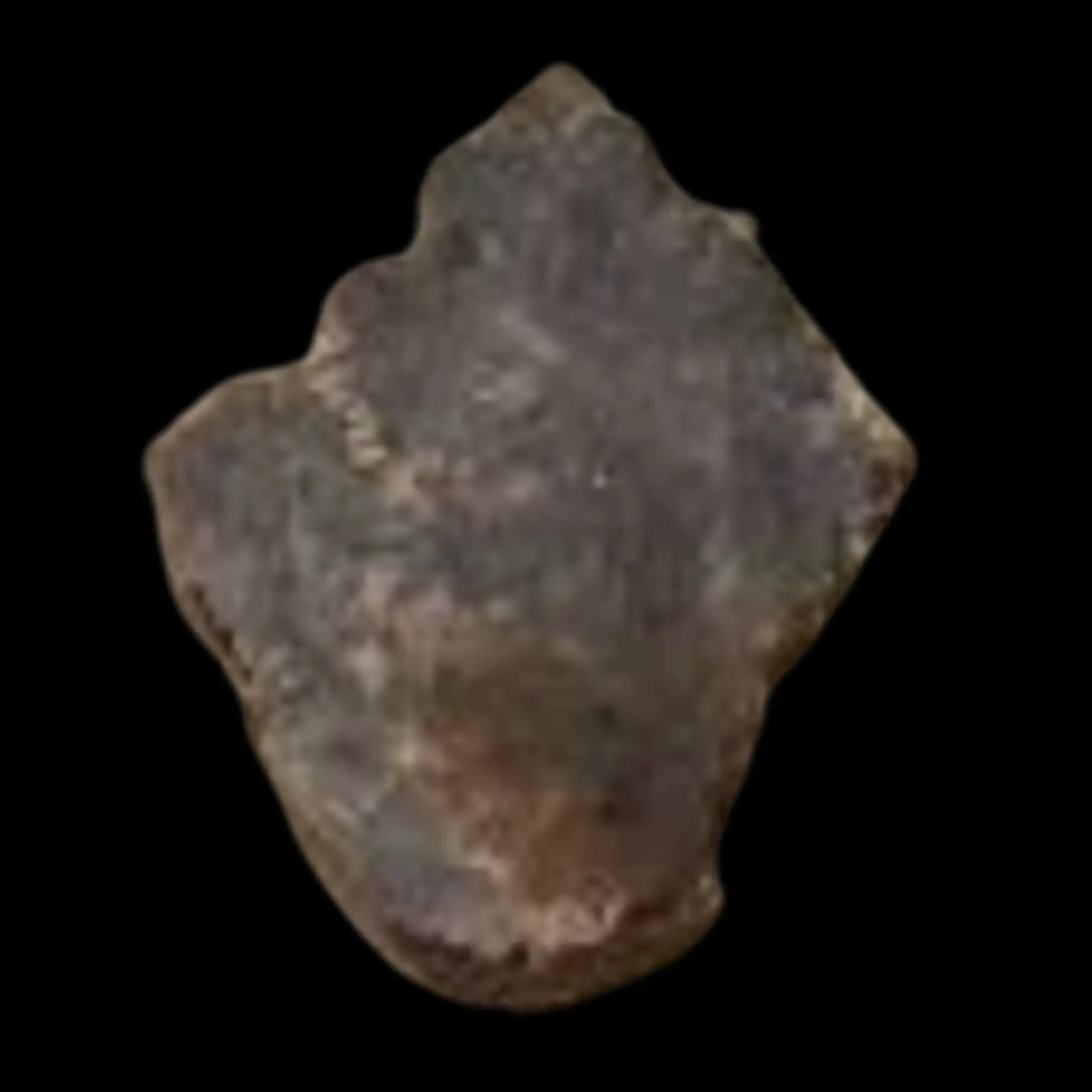 1.16gr Lunar Meteorite  “ Bechar 003” - Sculptured Slice of the lunar Highlands - preview photo 2123