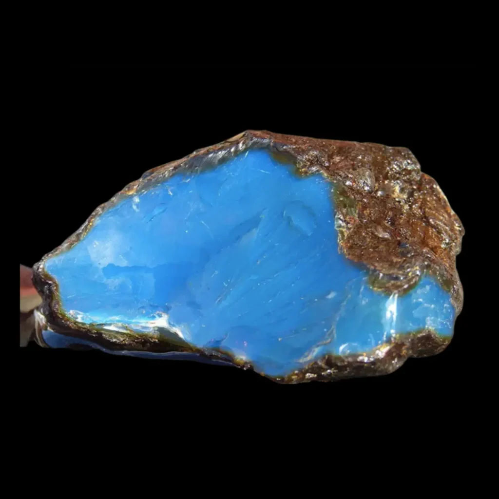 Blue amber