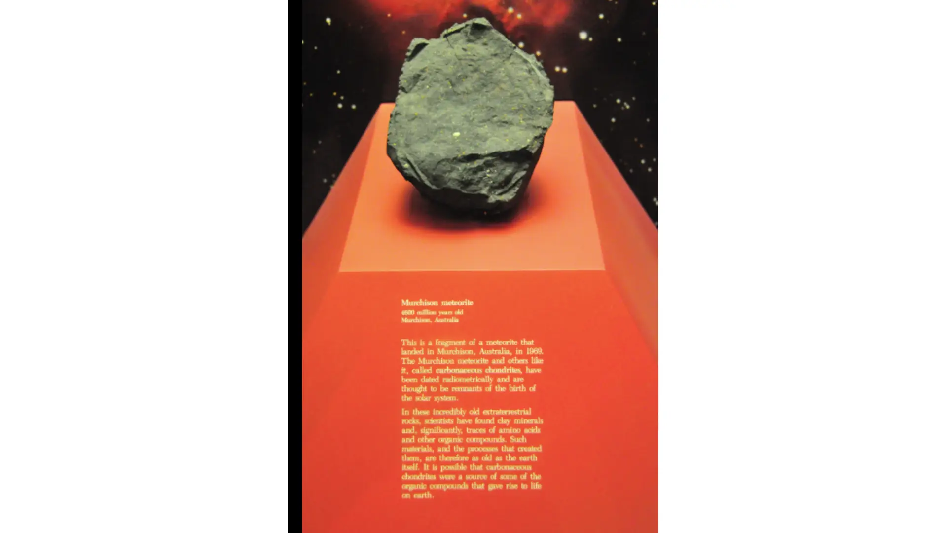 Murchison : The Meteorite Older Than the Solar System — A Cosmic Icon of NHMAD - photo 1
