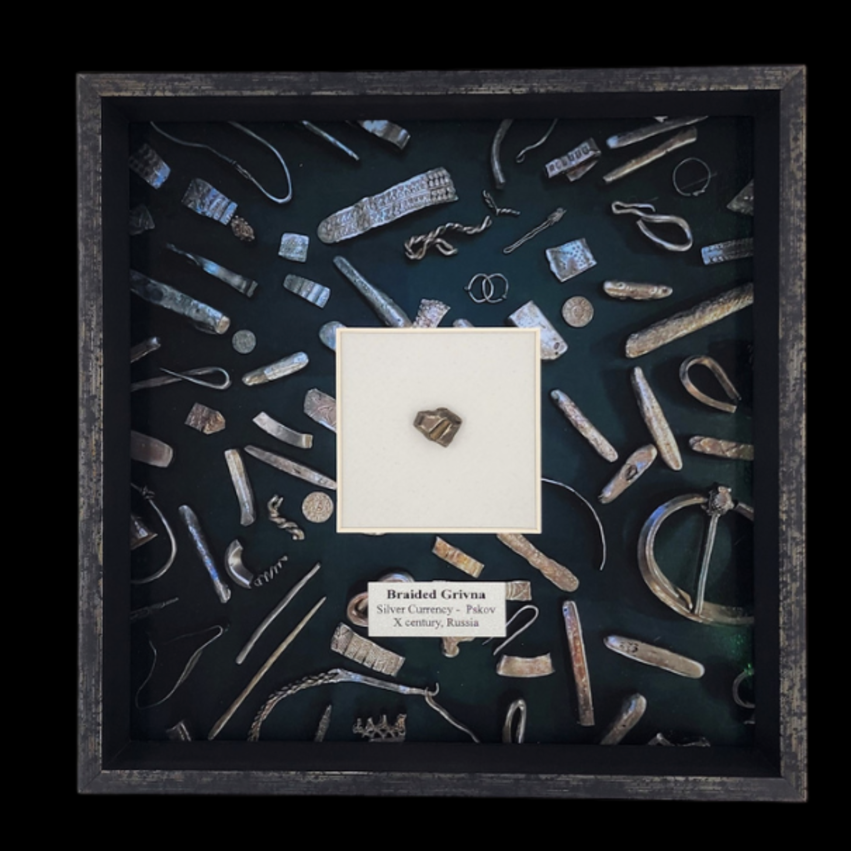 Braided Silver Grivna – Early Medieval Currency - preview photo 1123