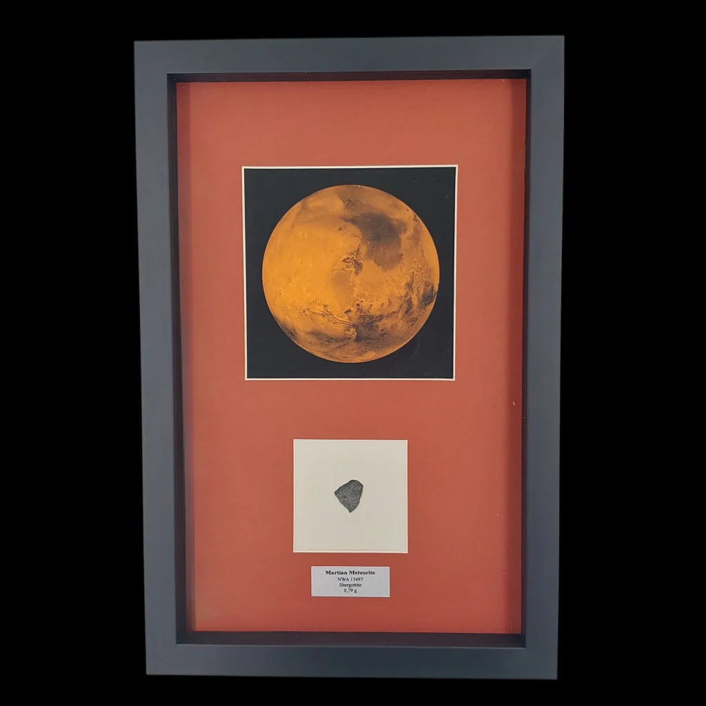 0,79 gr Martian Meteorite NWA 15497, Shergottite