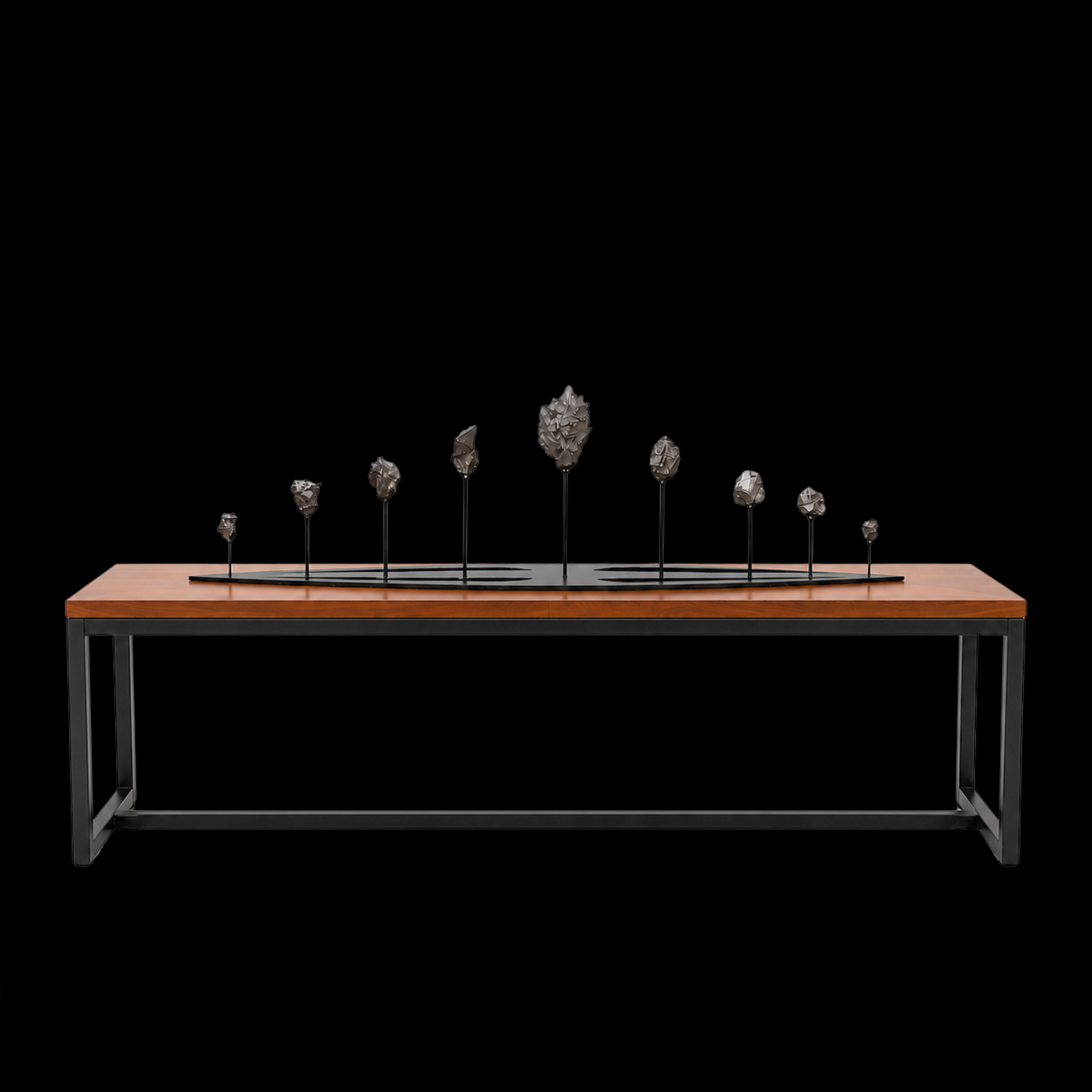 Monumental Composition of 9 Dronino Iron Meteorites - 11,444 g of Primordial Solar System Material - preview photo 1123