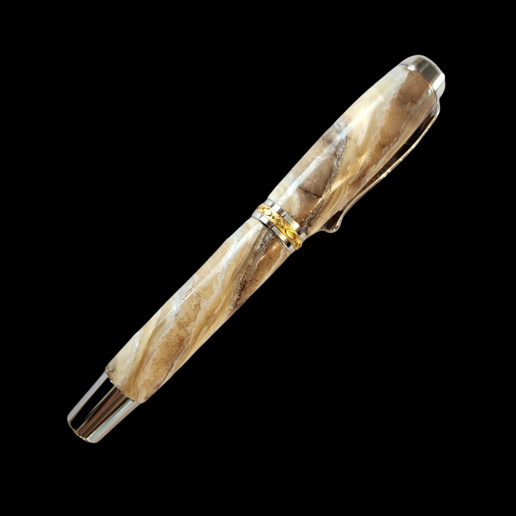 Fossil Mammoth Molar Ballpoint Pen with Parker Hardware - preview photo 2123