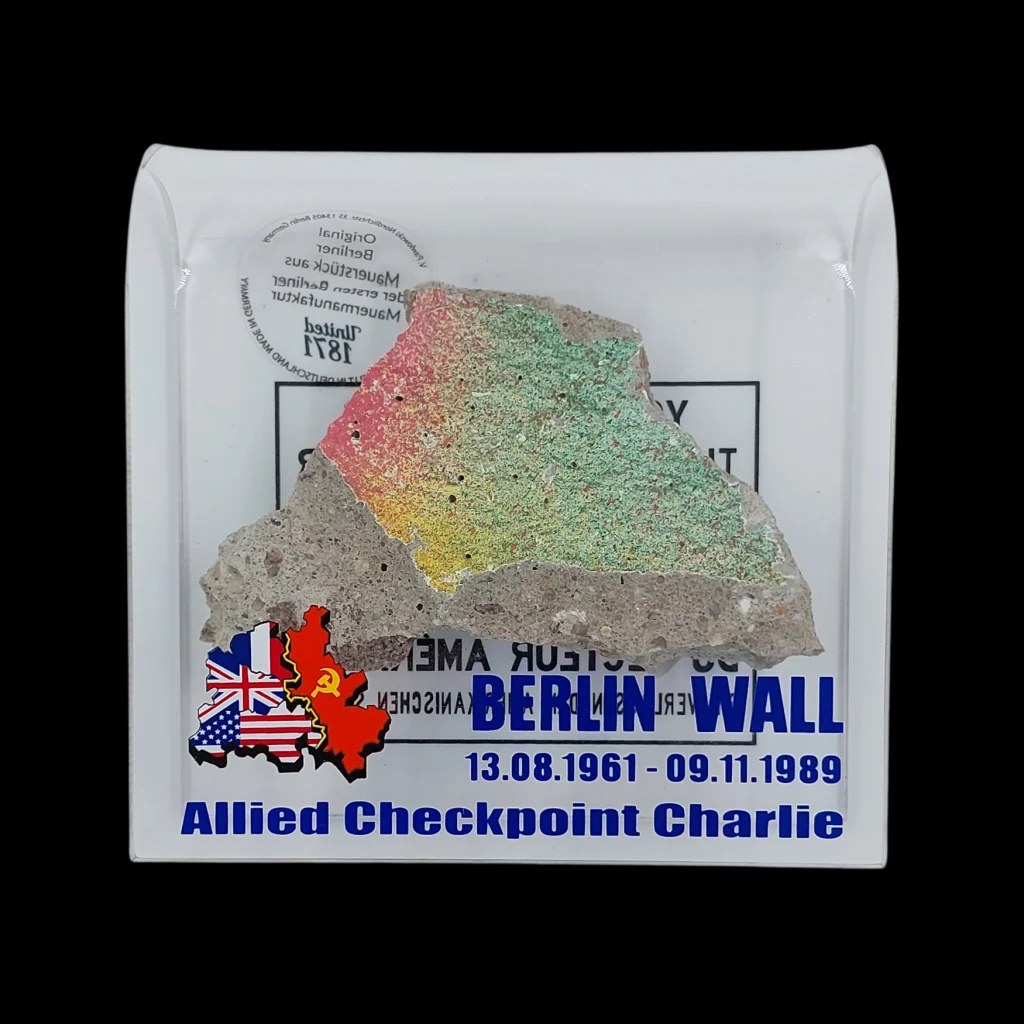 Authentic Berlin Wall Fragment from Checkpoint Charlie (1961–1989)