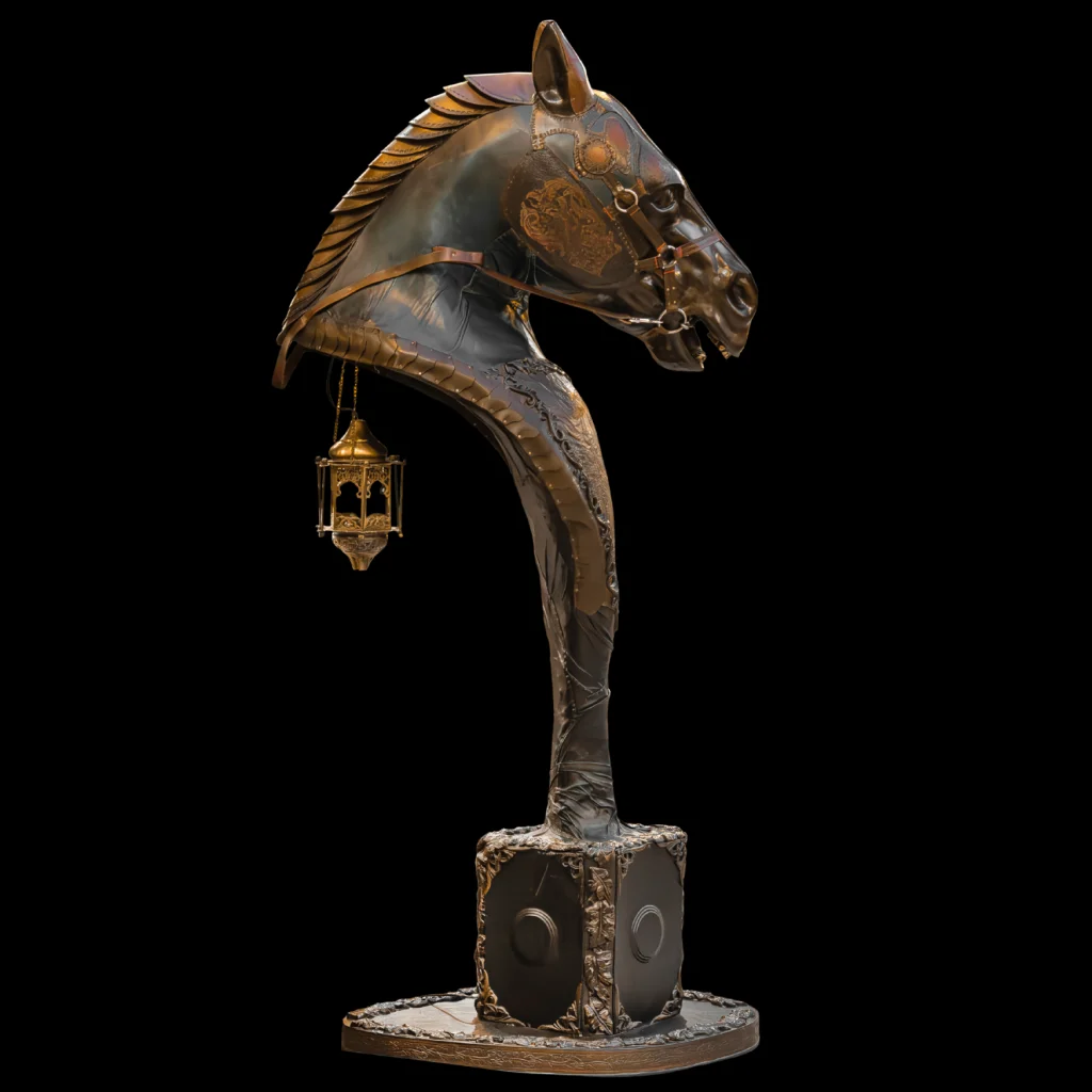 Sculpture “Emotions Under the Reins”