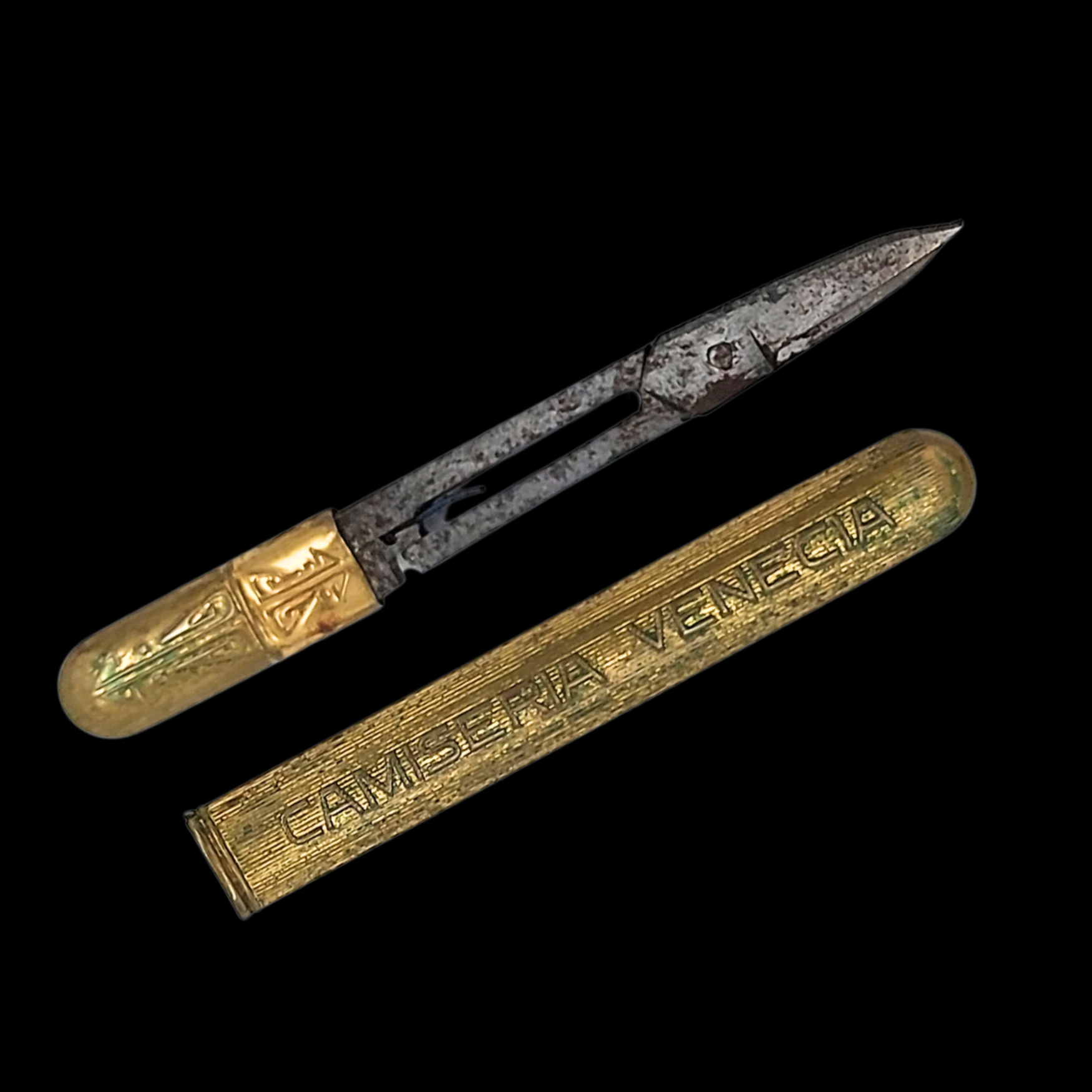 Italian Folding Pocket Scissors “CAVISERVA Venezia” - preview photo 1123