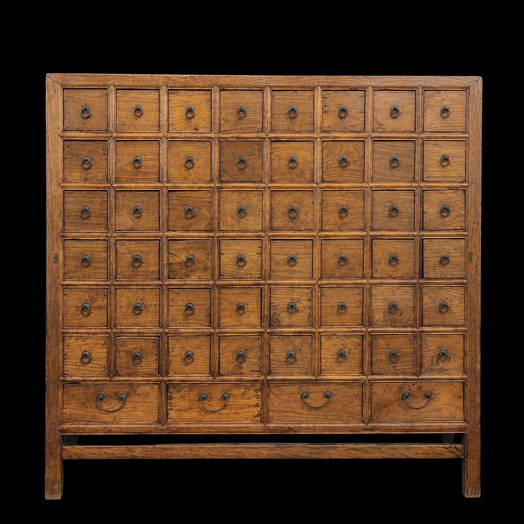 10 Eastern Apothecary Cabinet with Bronze Coin Hardware123