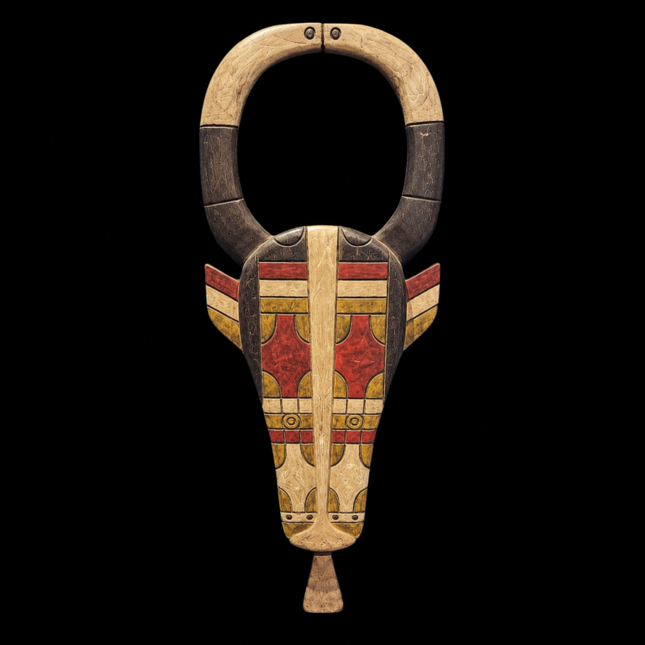 ChatGPT Image 31 авг. 2026 г., 15_10_13 Duala (Douala) Buffalo Mask “Nyatti” - Cameroon, 20th Century.123