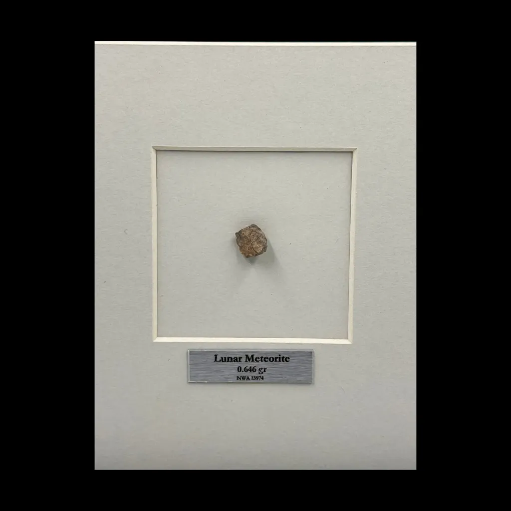 0.646 gr Lunar Meteorite “Bechar 003” – Glimpse into the Moon’s Past - preview photo 2123