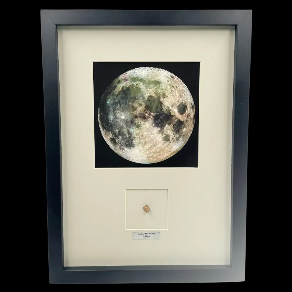 0.646 gr Lunar Meteorite “Bechar 003” – Glimpse into the Moon’s Past - preview photo 1123
