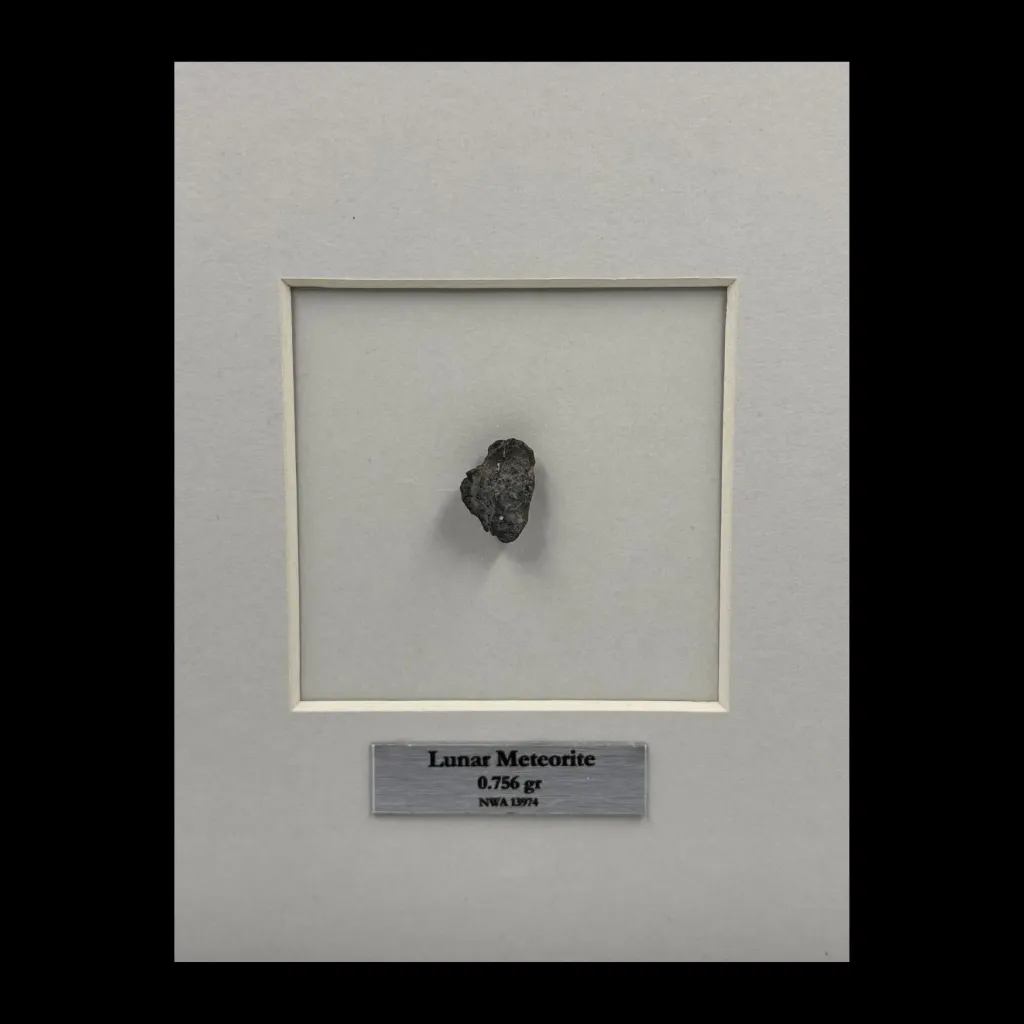 0.756 gr Lunar Meteorite “NWA 13974” – Small Fragment of the Moon - preview photo 2123